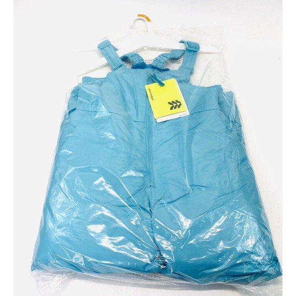 All in Motion Girl Waterproof Snow Sport Bib snowsuit Size Small (6/6x) Teal - Picture 2 of 5